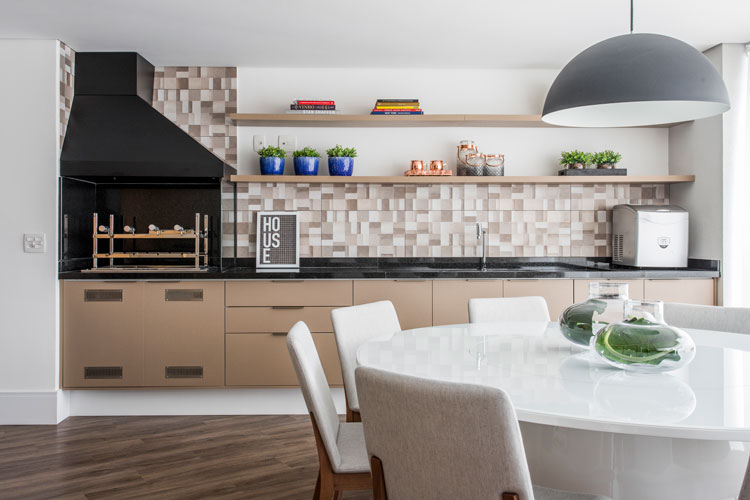 revestimento acetinado para cozinha moderna