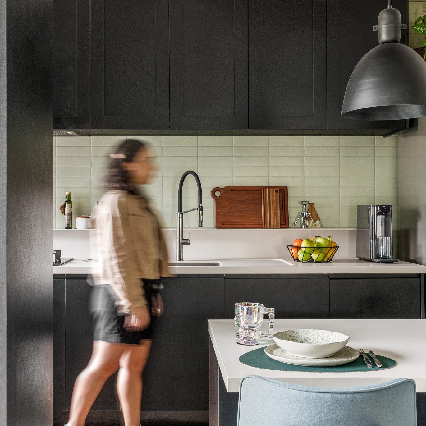 revestimento porcelanato vs cerâmica para cozinha moderna