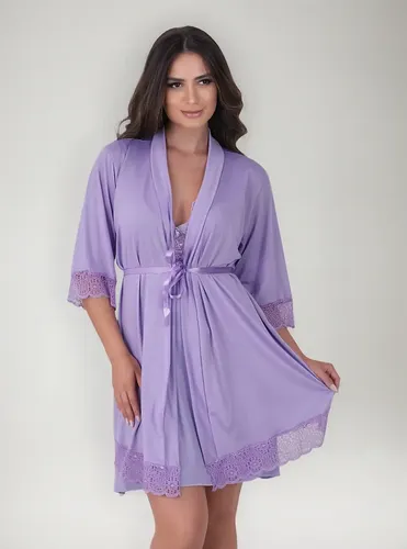 Robe de cetim feminino