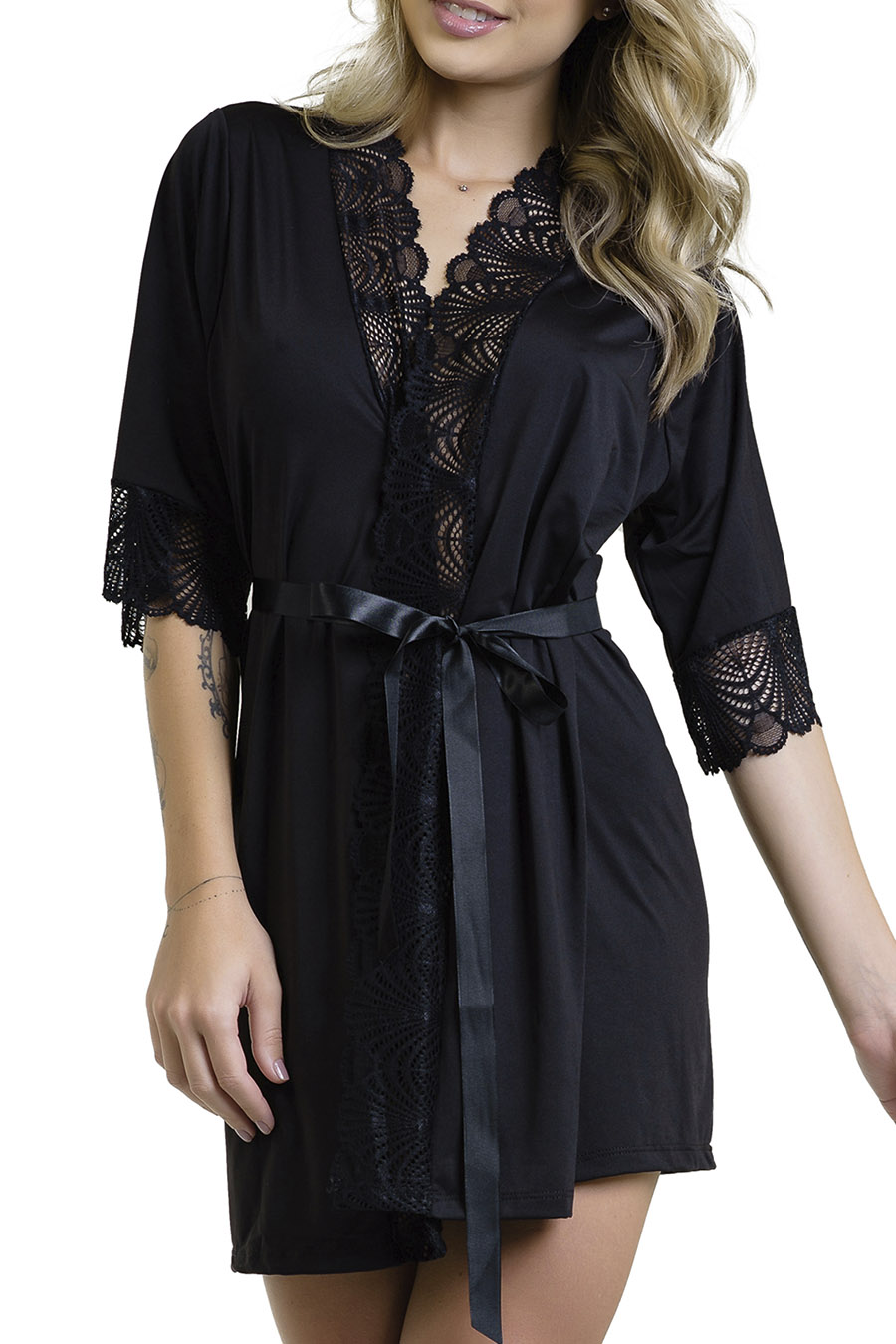 Robe atoalhado feminino