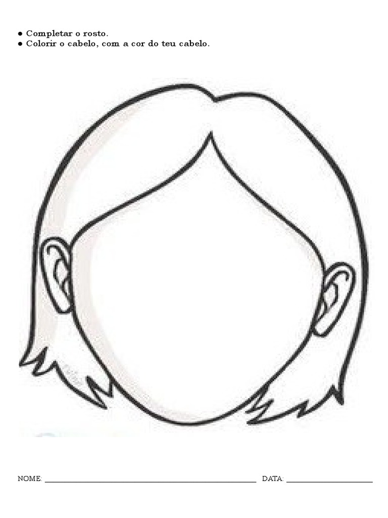 5 Atividades Criativas de Rosto para Completar na Educação Infantil