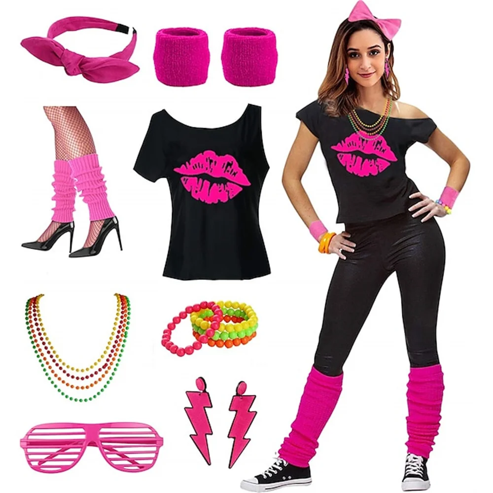 acessórios anos 80 feminino