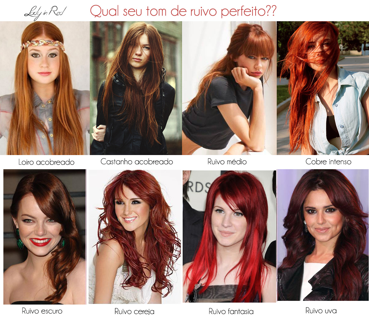 As Melhores Tintas e Numerações para um Ruivo Escuro Perfeito