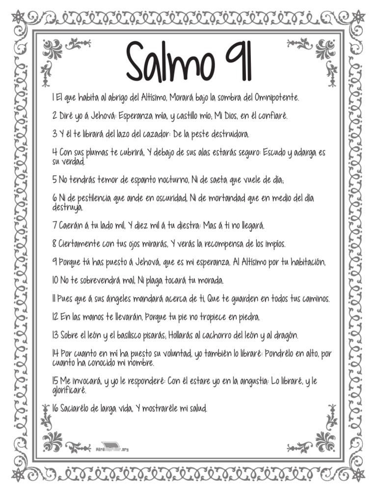 salmo 91 para proteção
