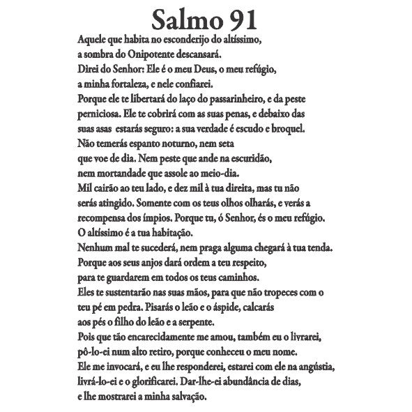 salmo 91 letra grande