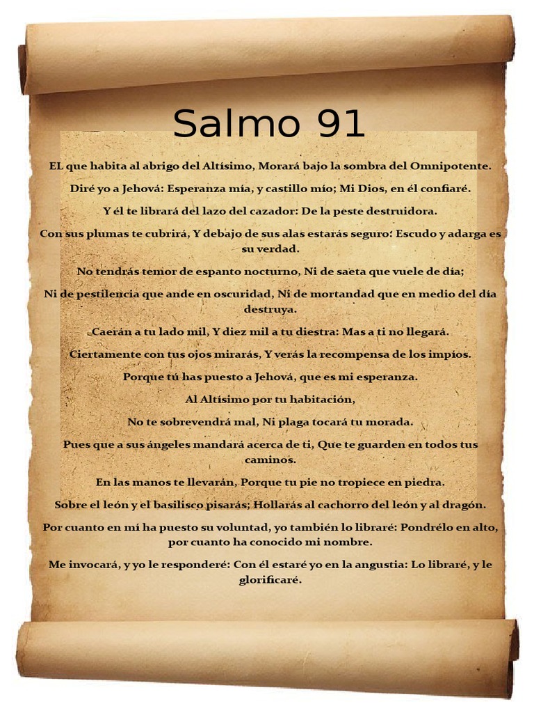 salmo 91 para imprimir gratis