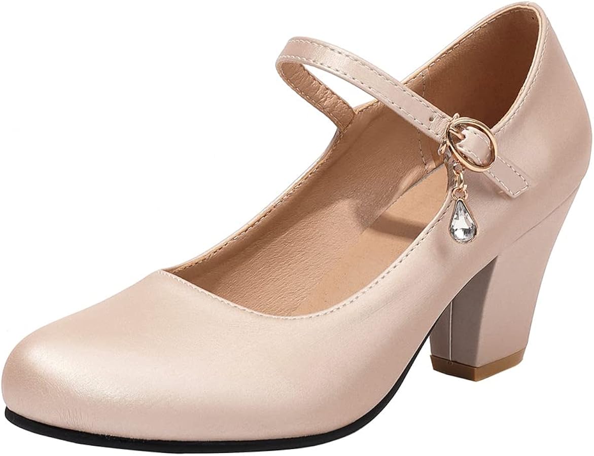 Sapato Mary Jane de camurça