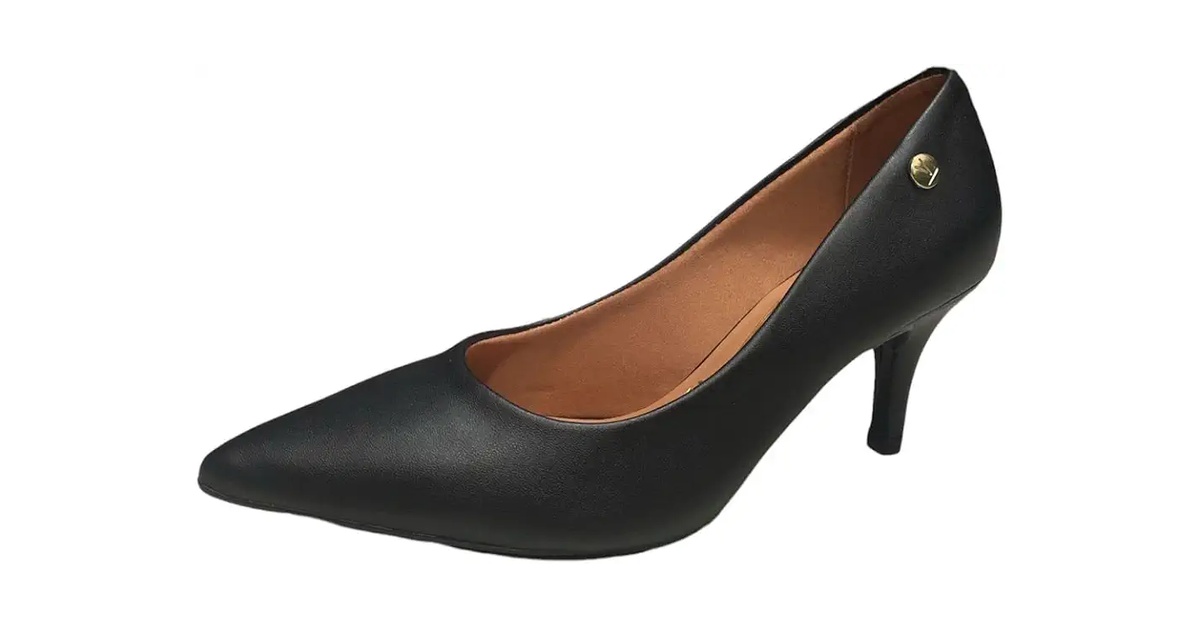 scarpin feminino salto agulha preto