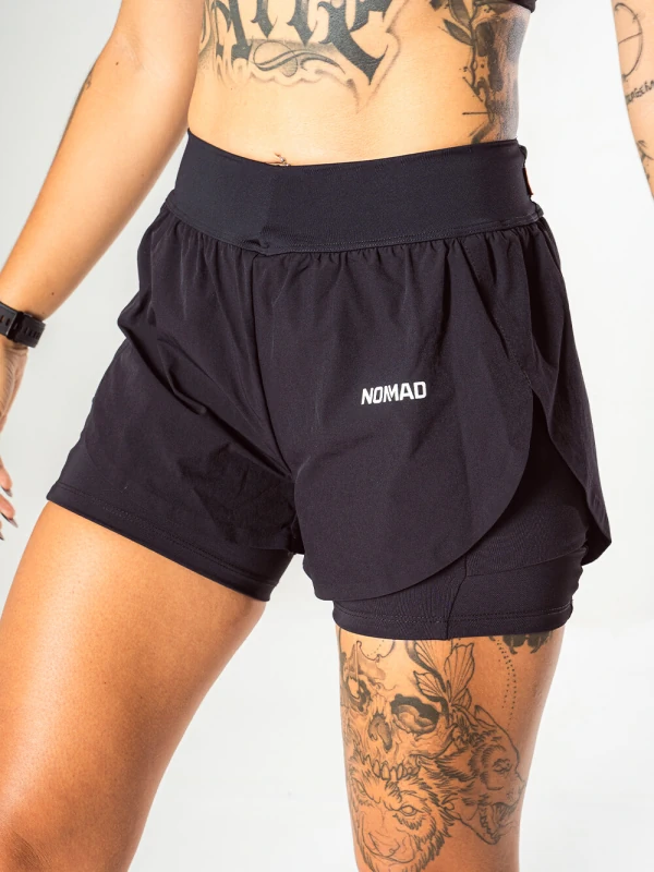 Shorts de corrida feminino com ajuste confortável