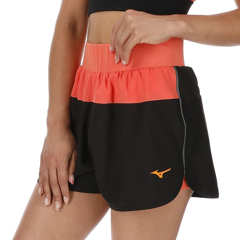 Shorts de corrida feminino cintura alta