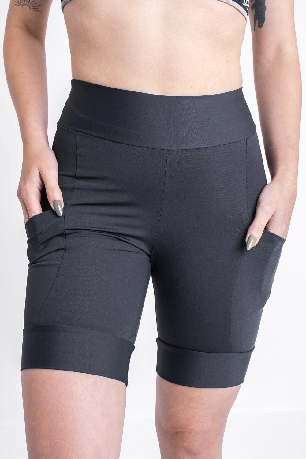 Shorts de corrida feminino com ajuste confortável