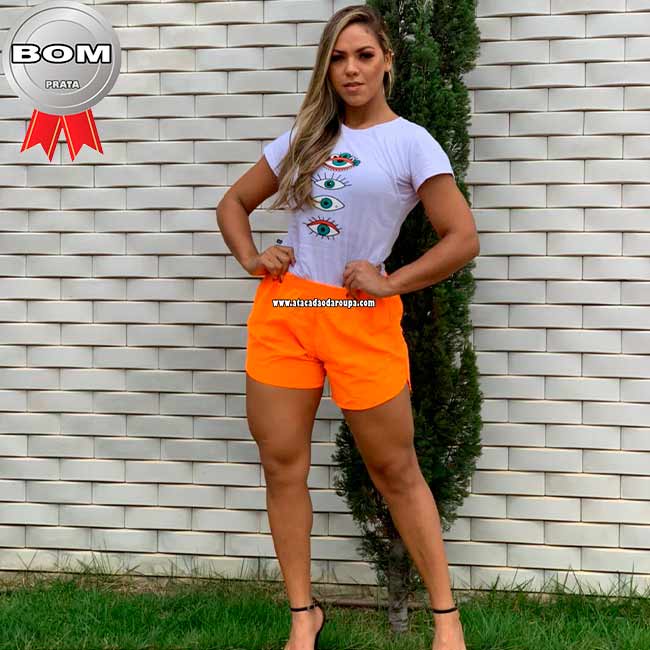 Short tactel feminino para praia