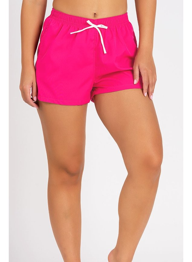 Short tactel feminino liso