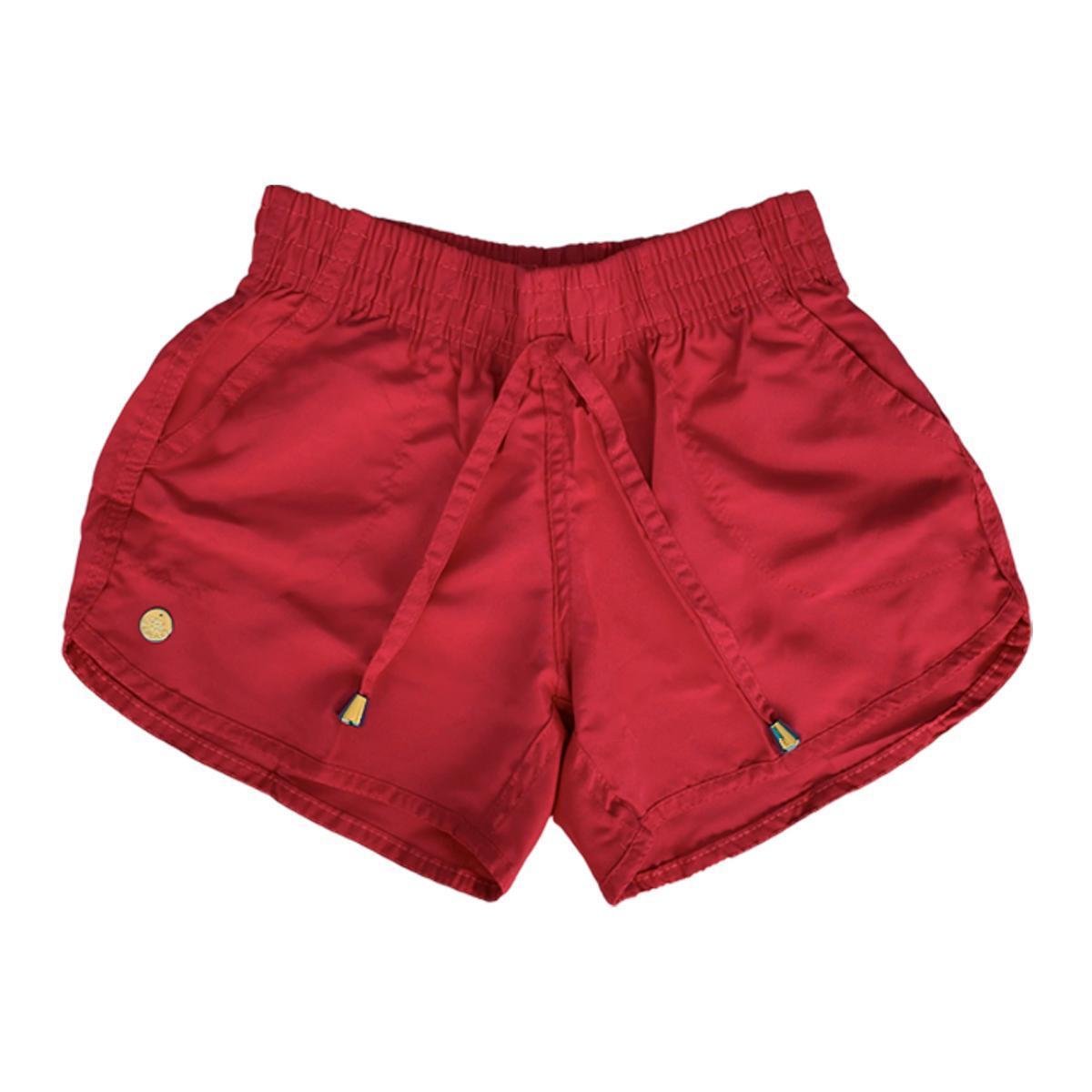 Short tactel feminino curto