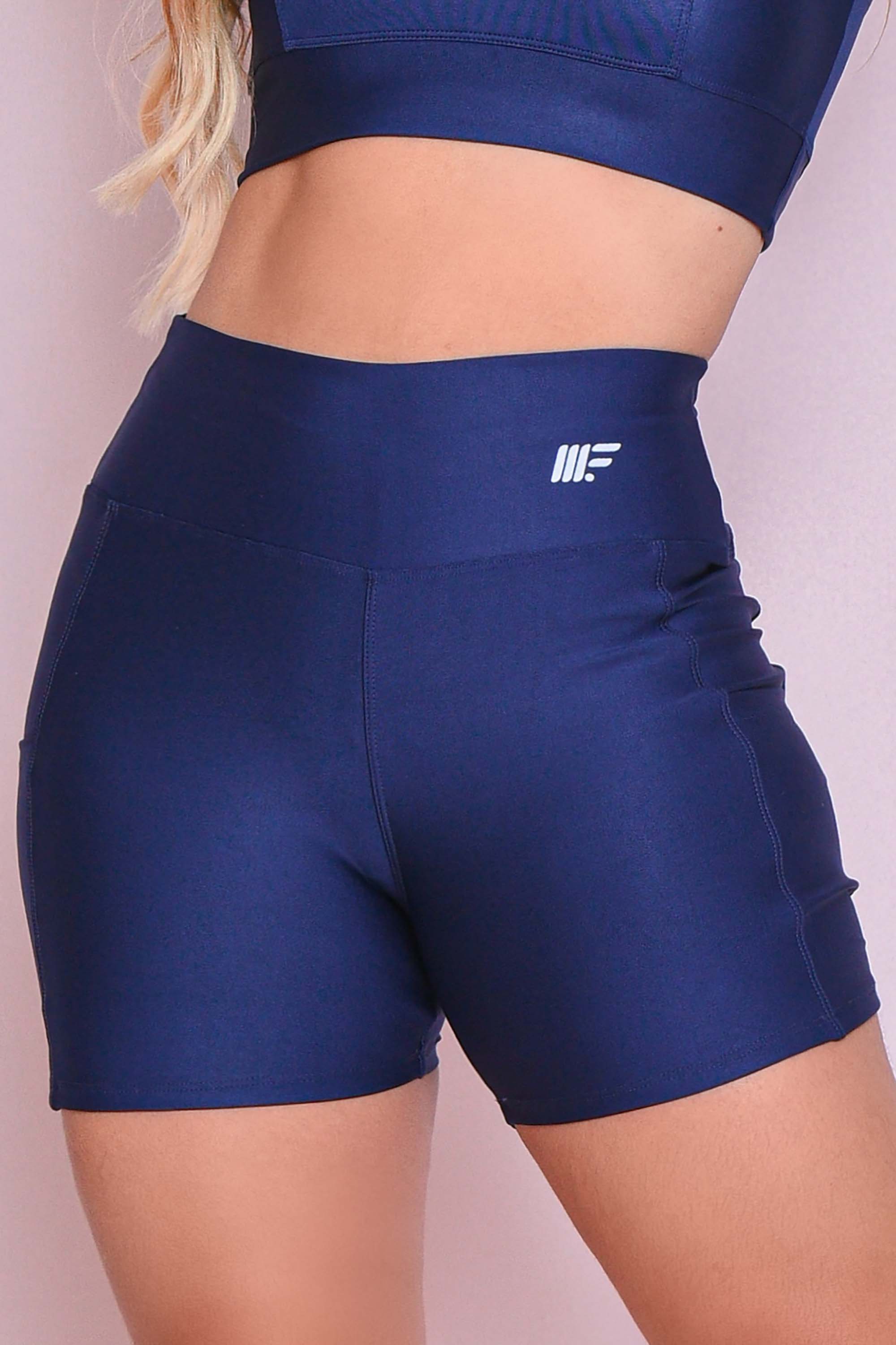 Shorts de academia feminino cintura alta