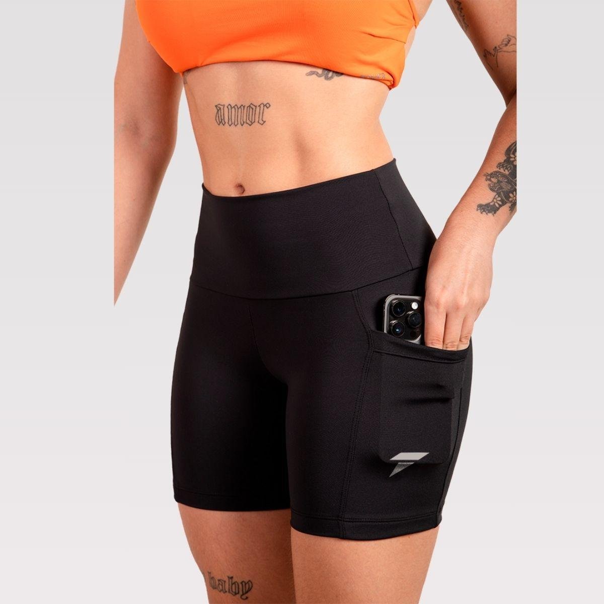 Shorts de academia feminino curto