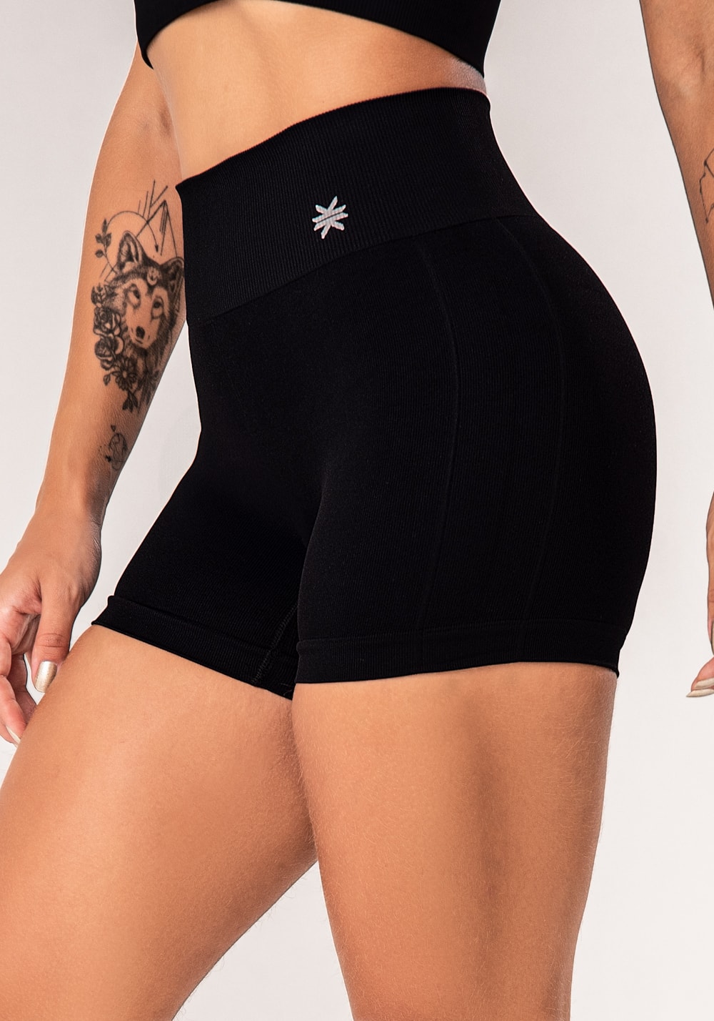 Shorts de academia feminino sem costura