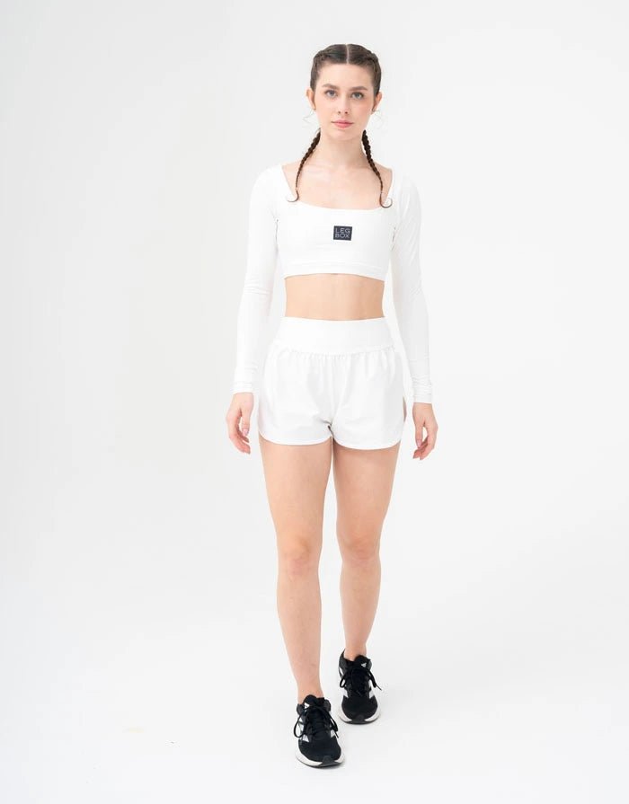 shorts branco feminino