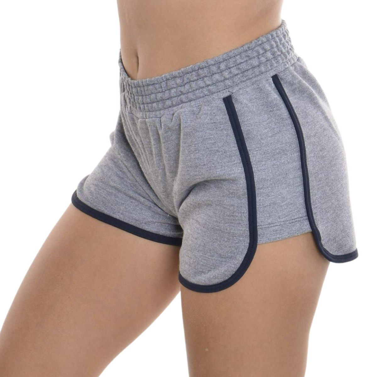 short alfaiataria feminino bege