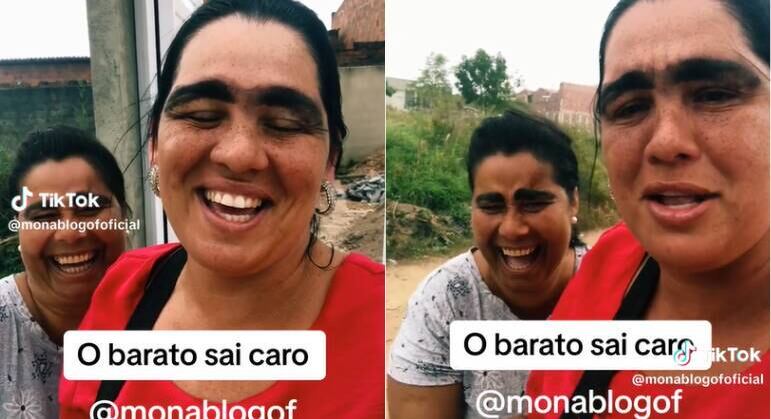 sobrancelha de henna antes e depois