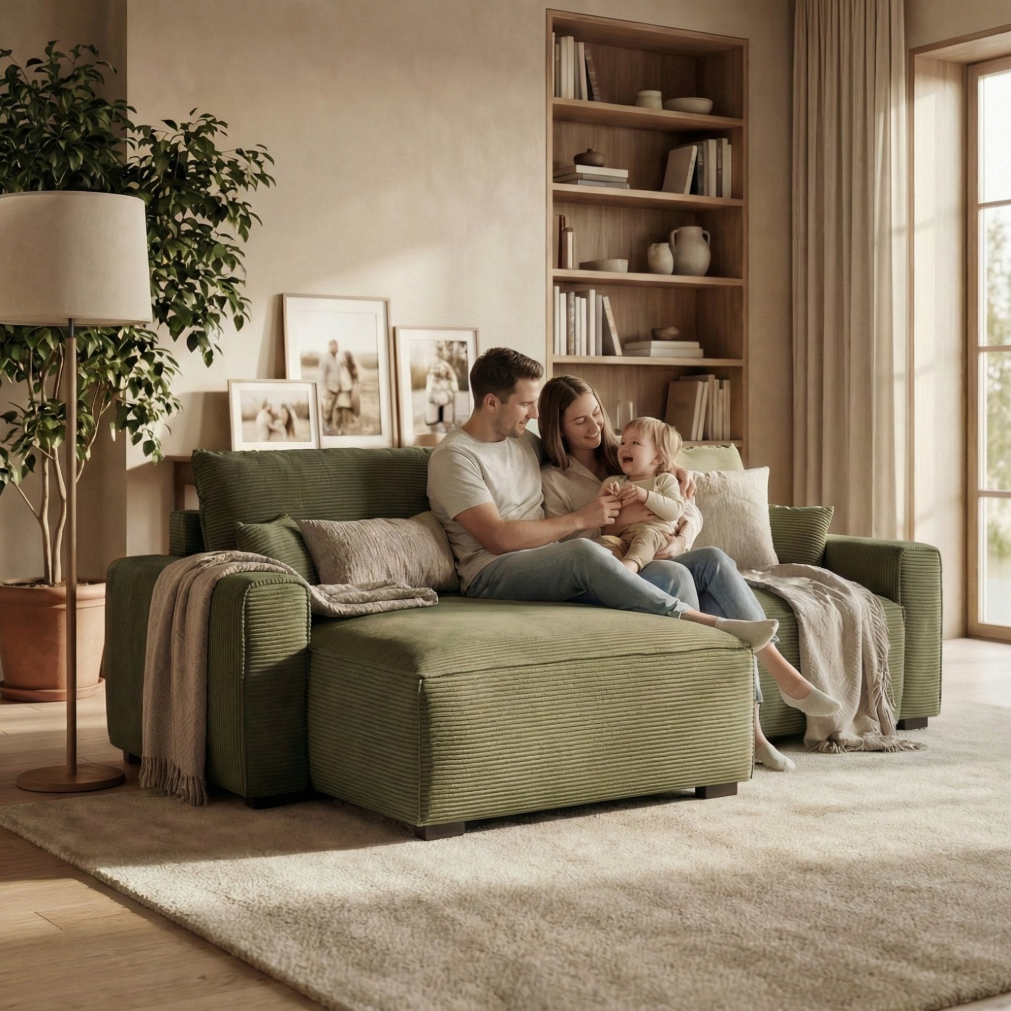 Sofá 4 lugares com chaise