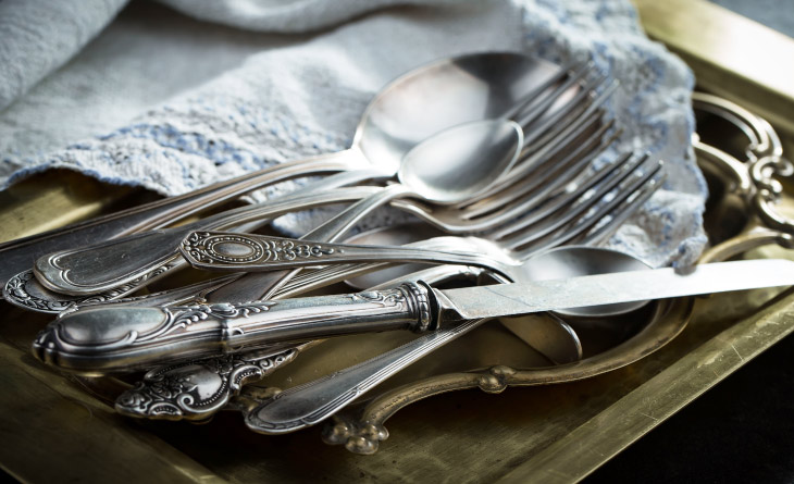 dicas incríveis para talheres de prata brilhantes