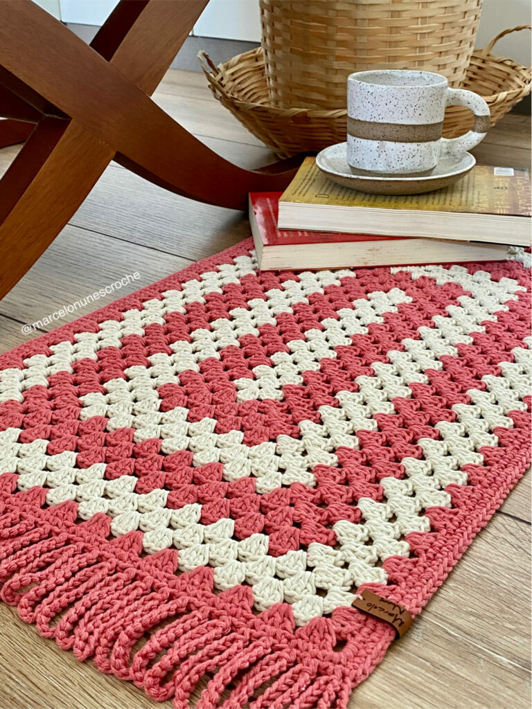 tapete de croche elaborado