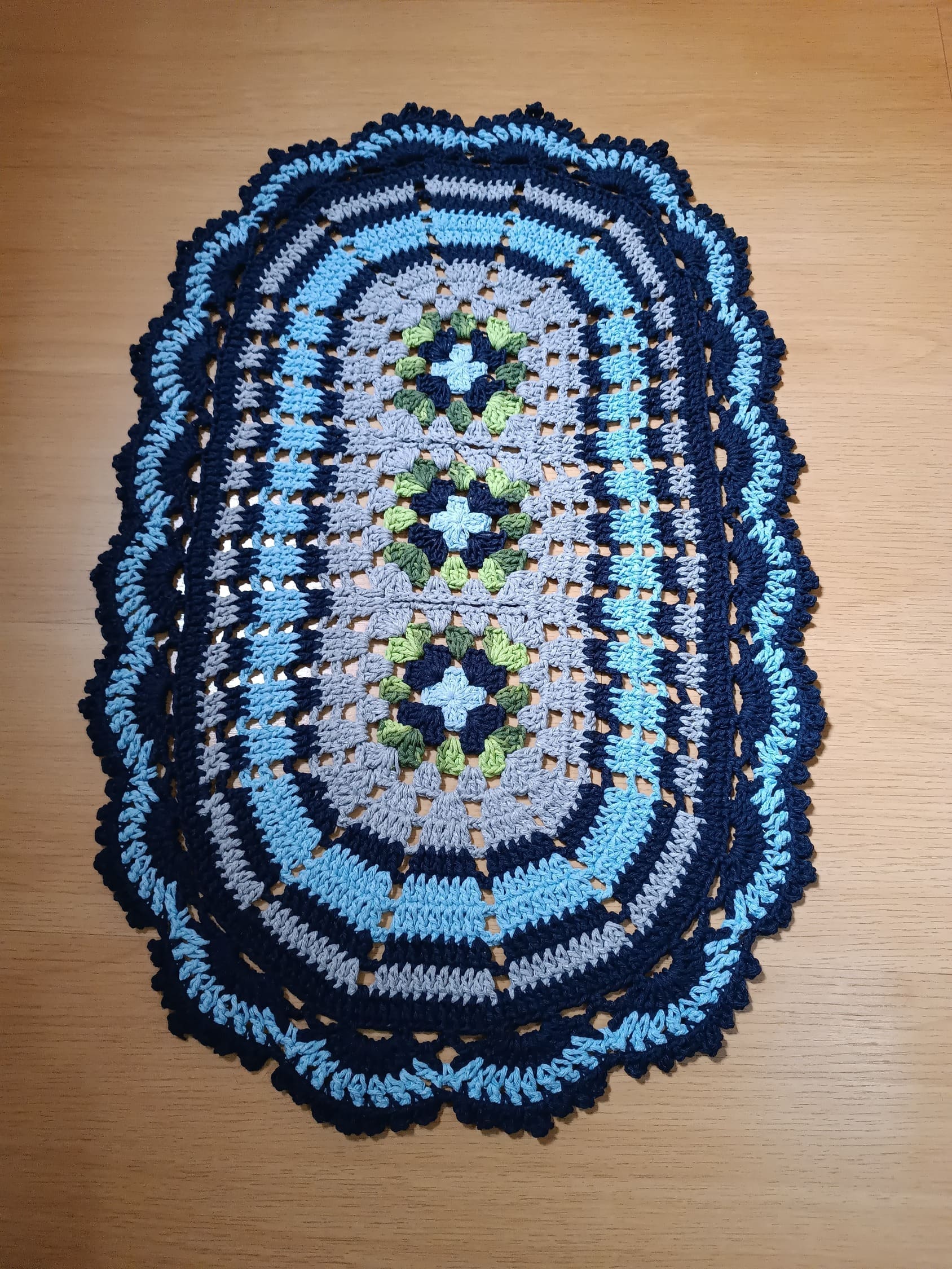 tapete de croche elaborado