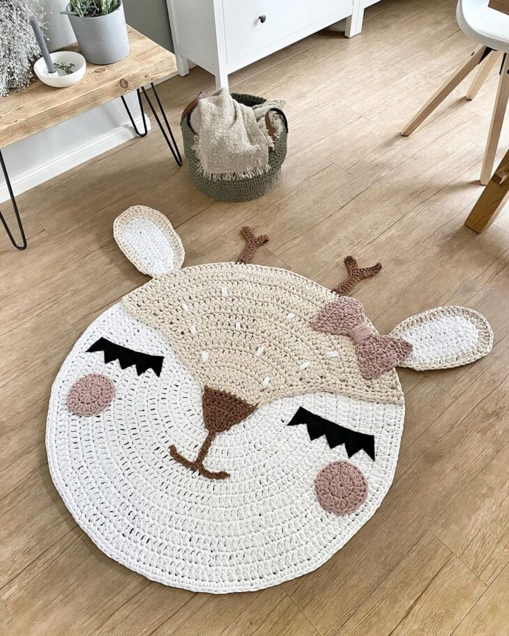 tapete de croche para cozinha