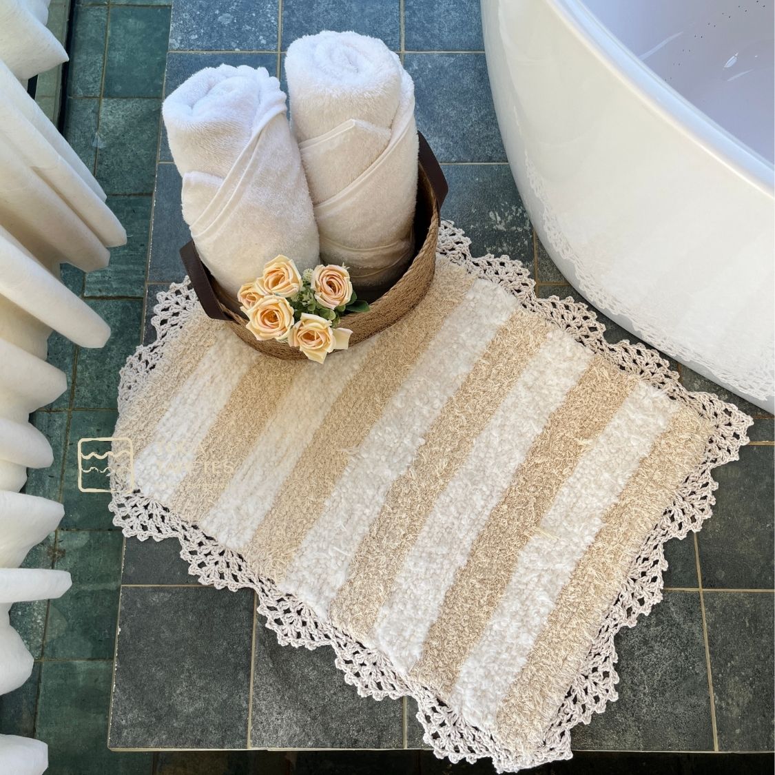 tapete de croche para cozinha