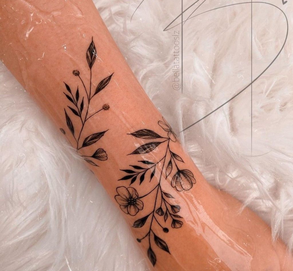 tatuagem feminina braço