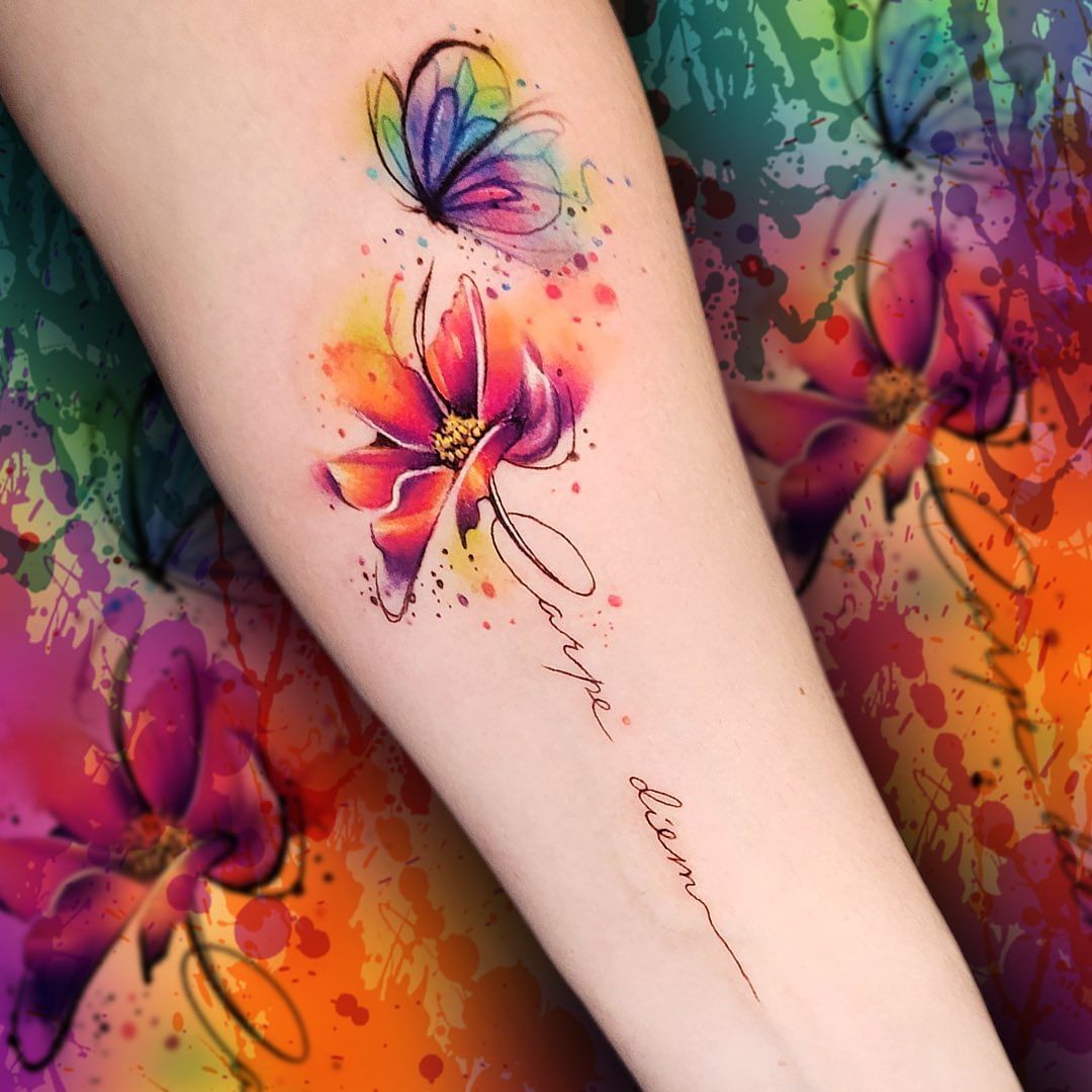 tatuagem feminina braço