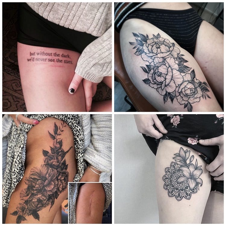 erros comuns ao fazer tatuagem feminina na perna