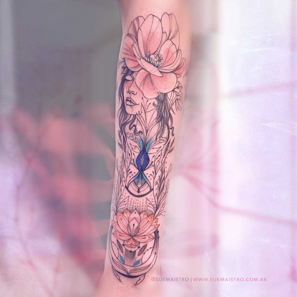 tatuagem feminino no braço