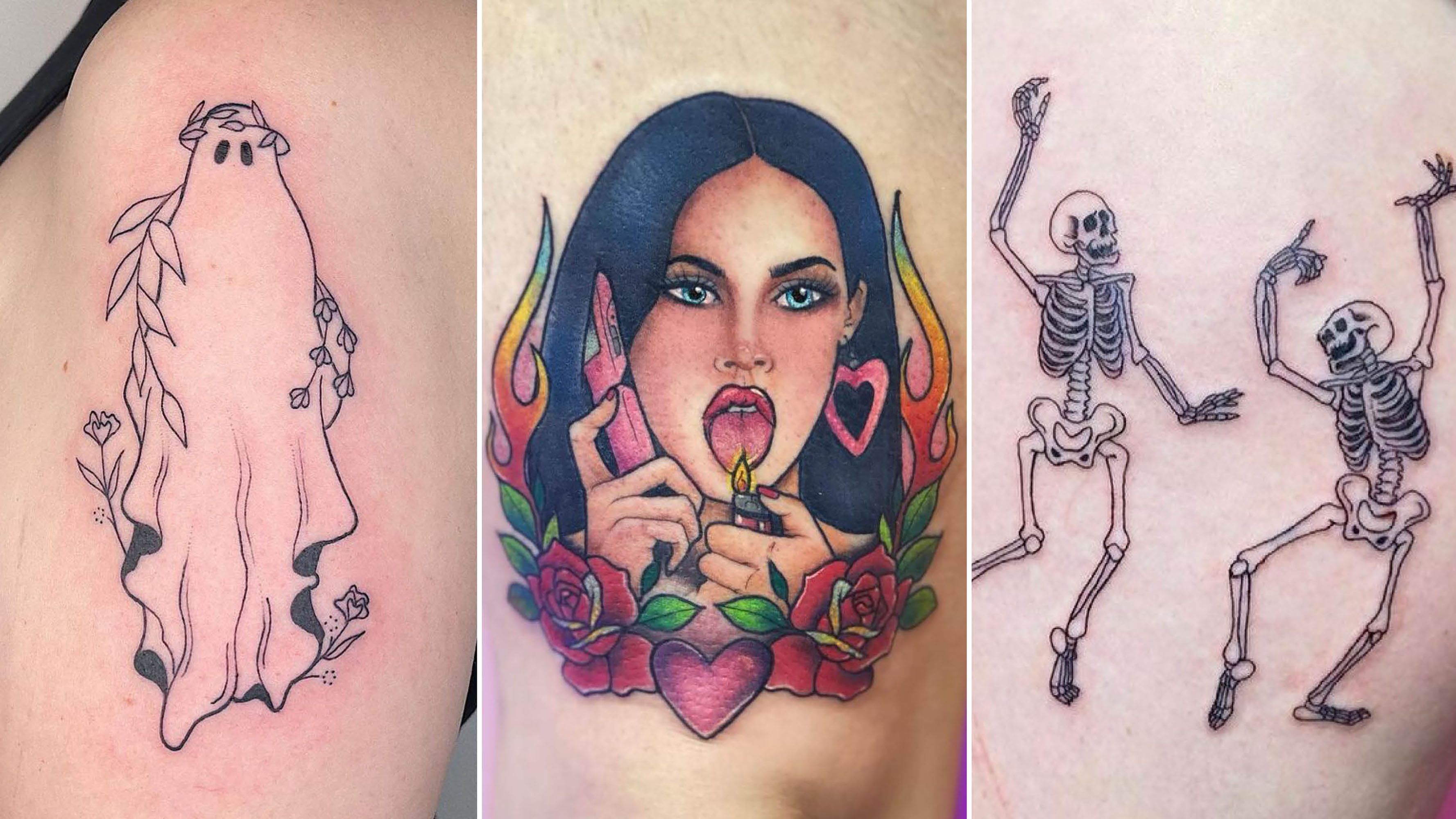 Além do Clássico: Estilos Dark e Gótico para Tatuagens de Halloween Duradouras