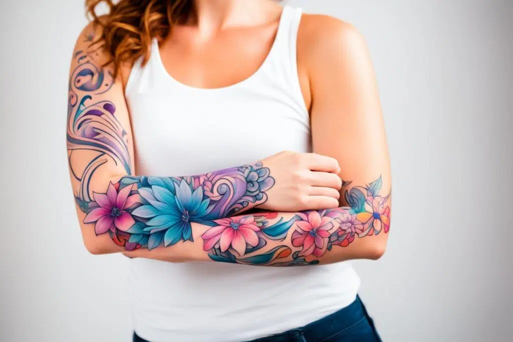 tatuagem linda feminina no braço