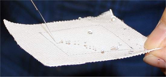 Tecnologias de tecido repelente de suor