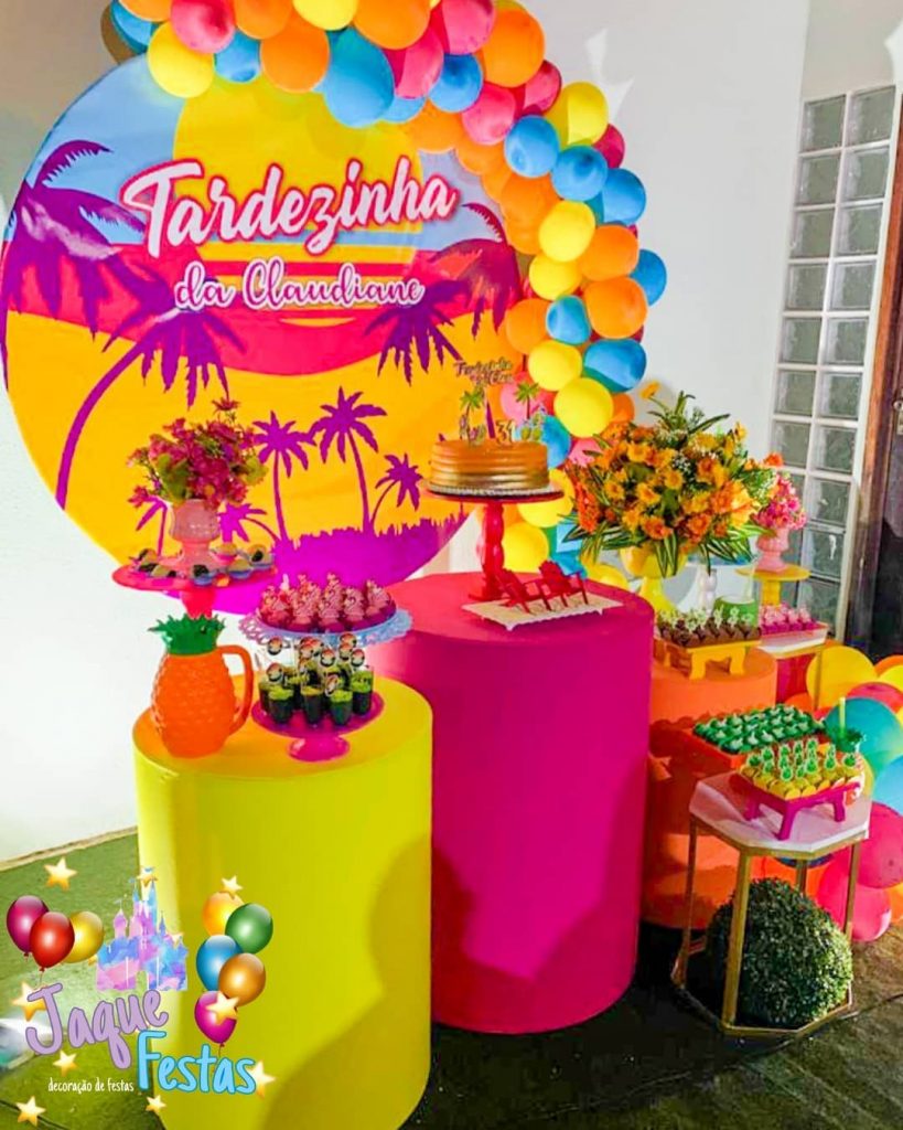 tema de aniversário feminino simples