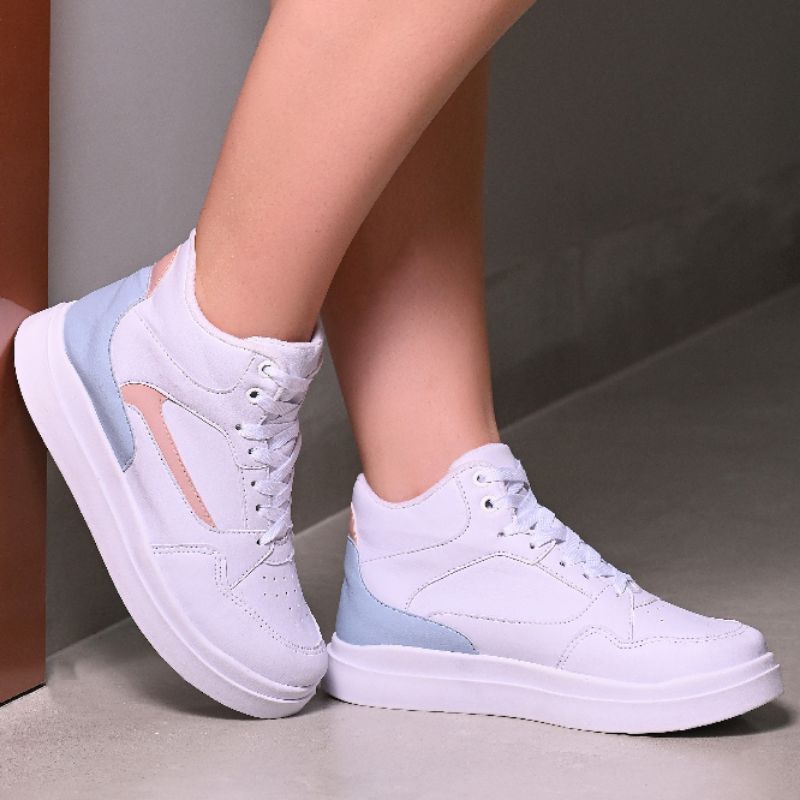 Tênis botinha feminino plataforma