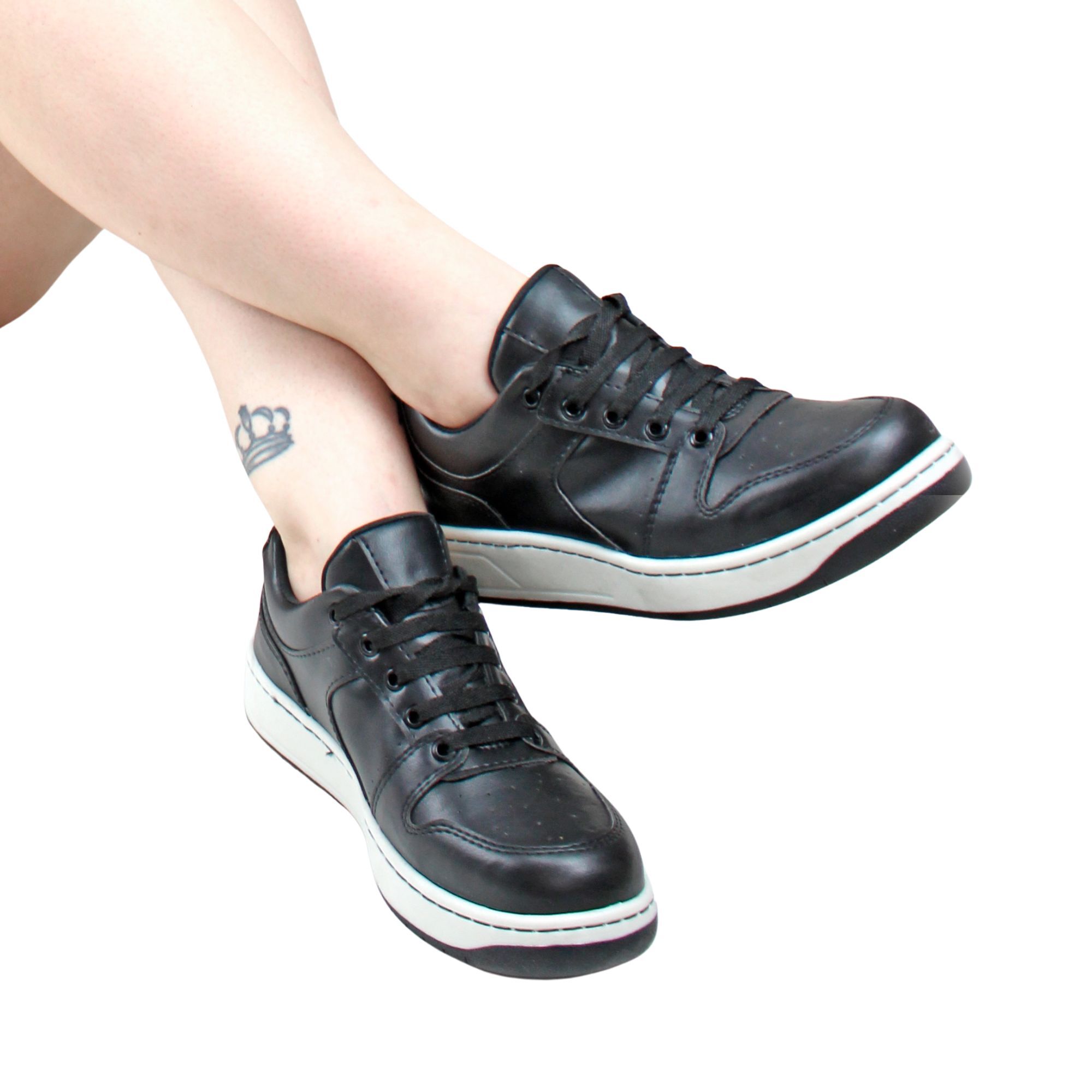 tênis casual feminino minimalista