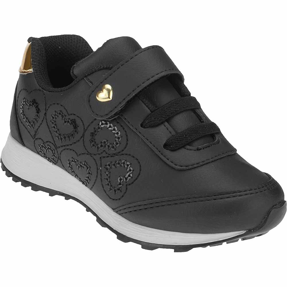tênis infantil feminino preto