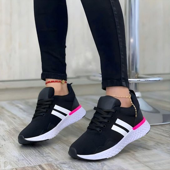 Tênis para academia feminino com palmilha Feetpad com memória