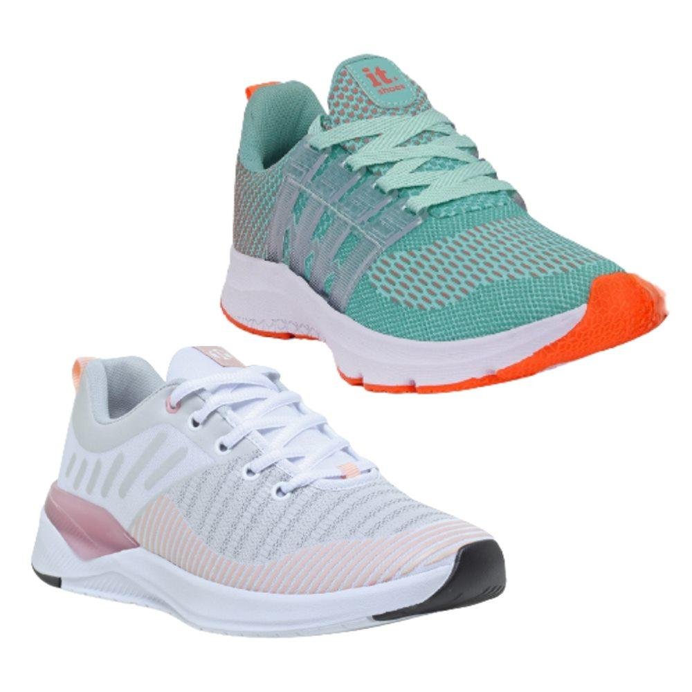 Tênis para academia feminino leve e com suporte para movimentos multidirecionais