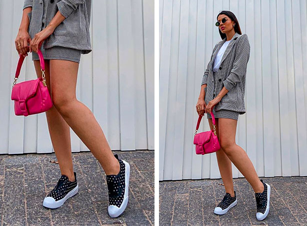 tênis preto feminino