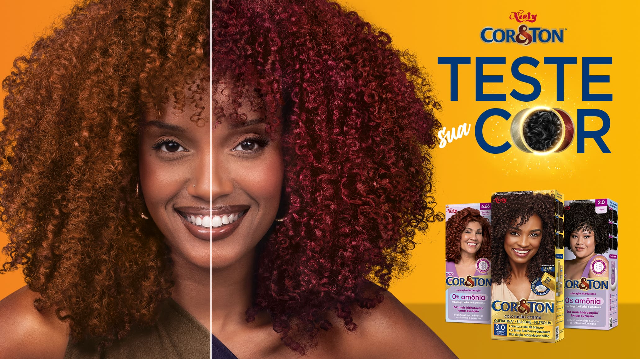 melhores cores de cabelo para pele quente