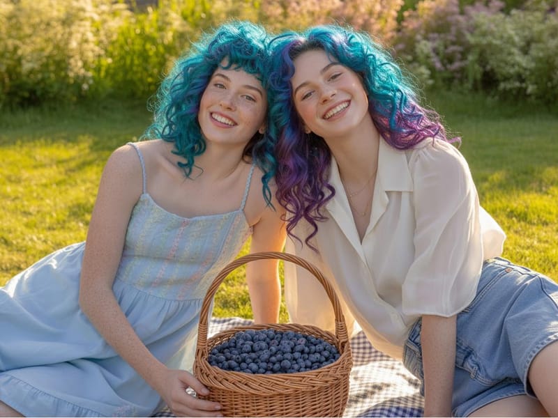 simulador de cor de cabelo vs teste de mecha