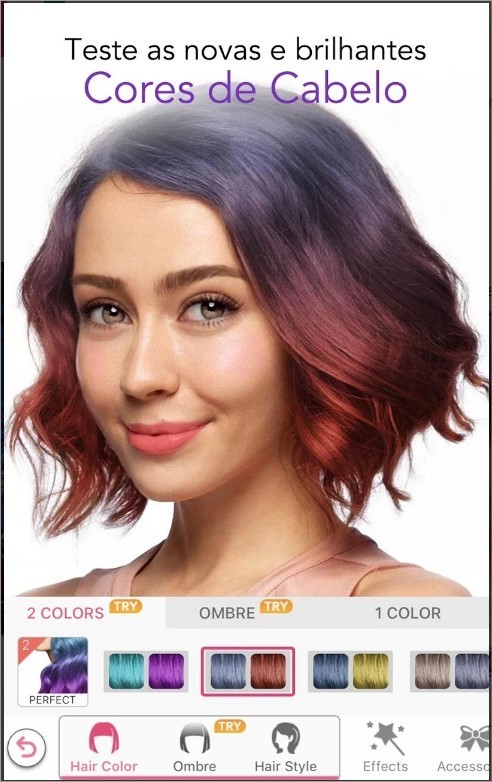 melhores cores de cabelo para pele quente
