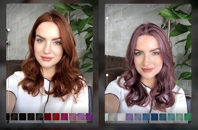 erros comuns ao testar cor de cabelo virtualmente