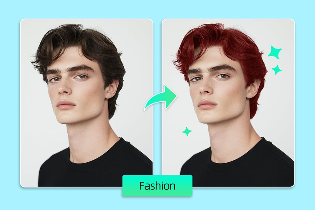 testar cor de cabelo