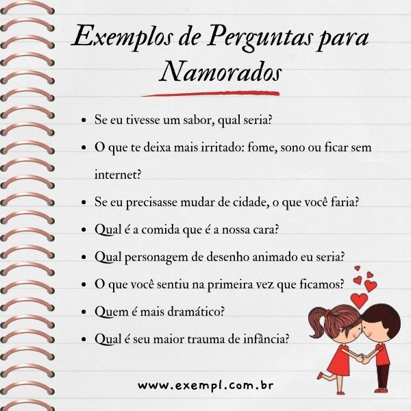 teste para namorados perguntas